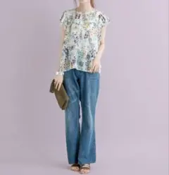 春夏物☆美品☆Plage olive gather ブラウス 定価17,600円 - メルカリ