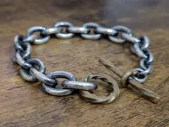 【廃盤・希少】ハチェットメタルワークスタジオ　ブレスレット　小豆チェーン 廃盤・希少】ハチェットメタルワークスタジオ ブレスレット 小豆
