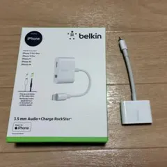 belkin 3.5 mm Audio + Charge 二股ケーブル
