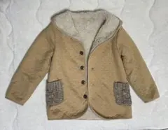 フード付きキルティングコート(120〜140)