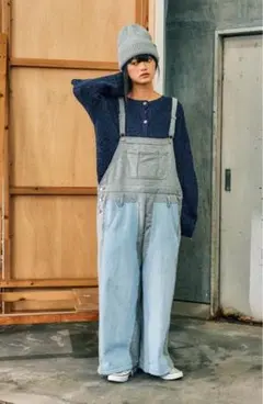 MOKA tag denim coveralls オールインワン デニムサロペ - メルカリ