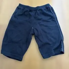 黒 サイドストライプ ハーフパンツ