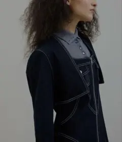 Ameri BOLERO SET DENIM DRESS