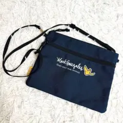 Mark Gonzales マークゴンザレス　サコッシュ　ショルダーバック　紺色のサムネイル
