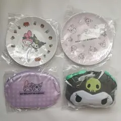 未開封　モスバーガー　クロミ　エコバッグ　プレート　ポーチ