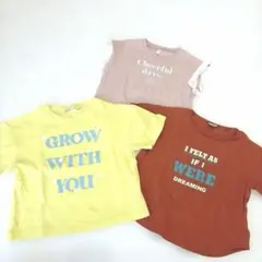Tシャツ 3枚セット デビロック しまむら 西松屋 100cm まとめ売り