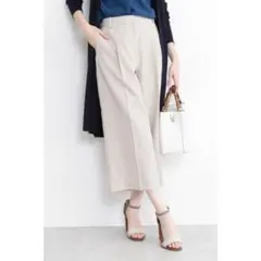 美品！N. Natural Beauty Basic クロップドパンツ ベージュ