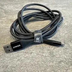 アンカー ライトニングケーブル 約1.8m ブラック