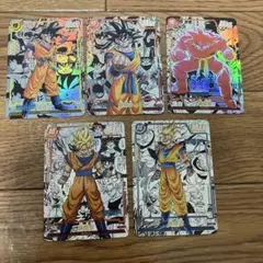 ドラゴンボール　コミパラ風　海外製　孫悟空5枚セット