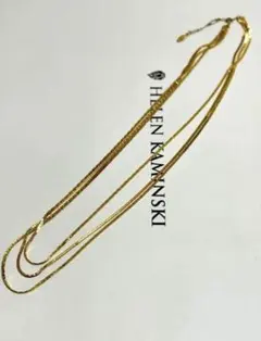 ゴールド3連ネックレス