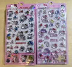 海外ライセンスあり正規品 サンリオ 3D 立体シールハローキティ 2点