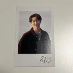 SnowMan RAYS 特典　チェキ風フォトカード　渡辺翔太