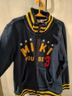 ミキハウス　パーカー　ネイビー