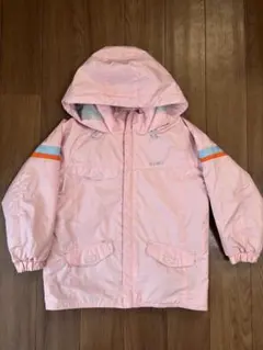 スキーウェア　上のみ　120センチ　IGNIO 子ども用ピンクフード付き