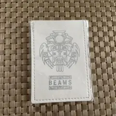 BEAMS パスケース 定期入れ ホワイト