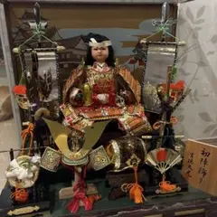 電飾付き 五月人形 天神ケース 京天神 縁起物 大型 - メルカリ