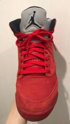 ナイキ エアジョーダン5 レトロ レッド スエード