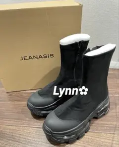 新品タグ付き ジーナシス JEANASiS クリアソールスニーカーブーツ