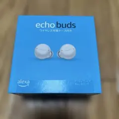 新品 echo buds 第2世代 ワイヤレスイヤホン ホワイトのサムネイル