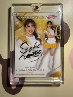 DANCING HEROINE Honeys SHOKO 直筆サインカード