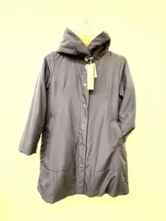 リバーシブル中綿ジャケット ネイビー グレー　軽量　新品未使用タグ付き