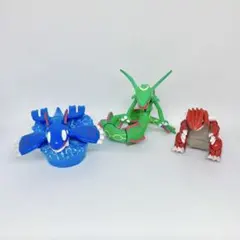 モンコレ カイオーガ グラードン レックウザ 初期造形