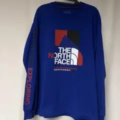 THE NORTH FACE 青 L 長袖カットソー