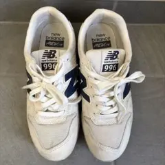 New Balance 996 REV LITE ホワイト/ネイビー 23センチ