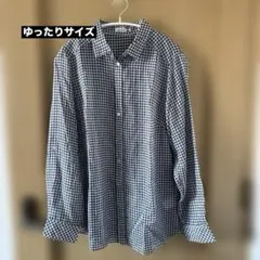 【eur3】ギンガムチェック長袖シャツ
