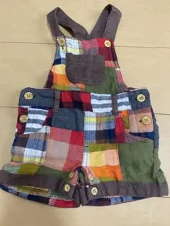 チェック柄ロンパース 95cm以下