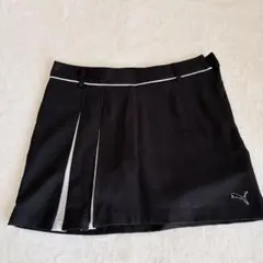 【美品】PUMA GOLF プーマ ゴルフウェア スカート レディース 黒 Lのサムネイル