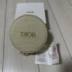 Dior ゴールド 小物入れ　ノベルティ香水セット