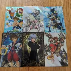ディズニー キングダムハーツ ウエハースカード 6種まとめ売り