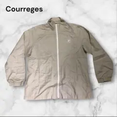 【希少】クレージュ　ベージュ　ジップパーカー　ジャージ上　ロゴ入り　スポーツのサムネイル