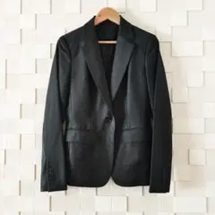 【iCB】アイシービー テーラードジャケット ダークブラウン M
