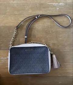 【MICHAEL KORS】ショルダーバッグ グレー/ベージュ