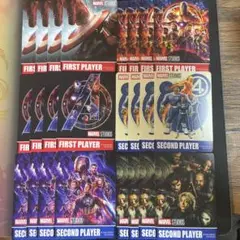 ヴァイス　MARVEL Vol.3 先行後攻マーカーセット コンプ 各4枚ずつ