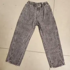 BREEZE ブラックデニム パンツ 長ズボン 140