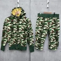 Champion チャンピオン スウェット 上下 セットアップ 迷彩 カモフラ