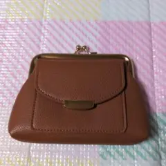 【新品未使用品】がま口財布　ミニウォレット　小銭入れ　コンパクト