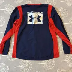 UNDER ARMOUR ネイビー/レッド 長袖ジャケット