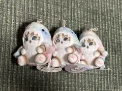 【匿名・高速発送】mofusand パステルサメにゃん　マスコット ３個セット