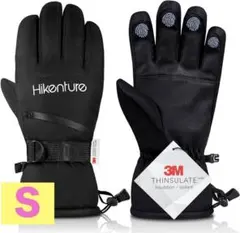 HIKENTUREスキーグローブ2倍保温力・100%防水タッチスクリーン対応 S