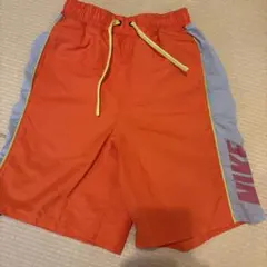 Nike キッズ男の子水着 XS 130㎝オレンジ/グレー