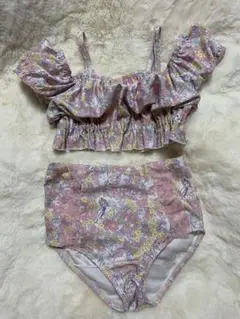 【即日発送】Disney プリンセス セパレート水着 ピンク 120