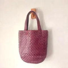 美品✨B.stuff　本革ダブルメッシュ トートバッグ