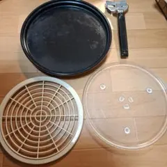☆日立オーブンレンジ用部品4点セット*ターンテーブル丸皿 *グリル用