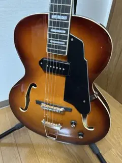 GROTE セミアコ(フルアコ)?＋新品ダダリオ弦１セット付 Amazon | GROTE Full Scale Electric Guitar Semi-Hollow Body