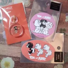 トムとジェリー ステッカー シール めじるしアクセサリー 猫 スリーキャッツ
