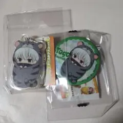 呪術廻戦　狗巻棘　ぷにとっぷ　おくるみたいがー　缶バッジ　アクリルキーホルダー